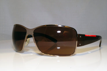 PRADA Mens Designer Sunglasses Brown Wrap SPS 56G  4AC-8C1 17310
