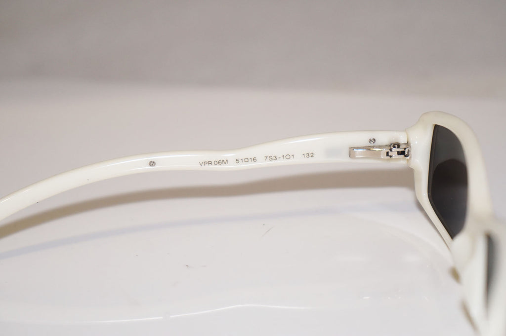 PRADA New Womens Designer Sunglasses White Rectangle VPR 06M 7S3-1O1 11818