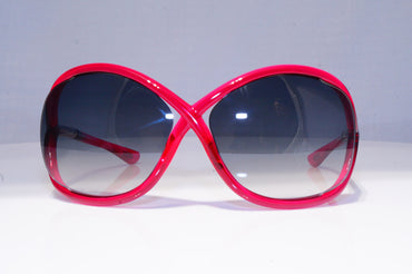 TOM FORD Womens Boxed Designer Sunglasses Red Butterfly Whitney TF9 72B 20348