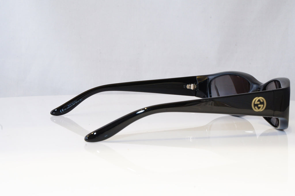 GUCCI Womens Vintage Designer Sunglasses Black Rectangle GG 2456 584 19315