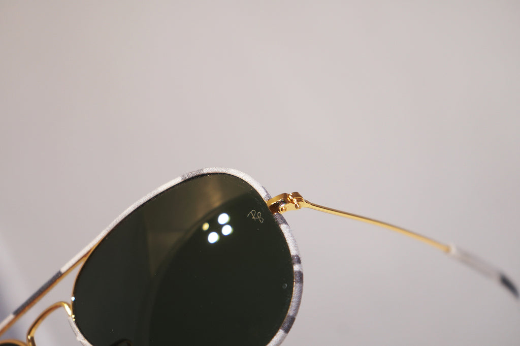RAY-BAN Mens Designer Sunglasses Gold Aviator Full Color RB 3025 171 15537