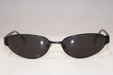 EMPORIO ARMANI Vintage Mens Unisex Designer Sunglasses Black Wrap 128 706 14247