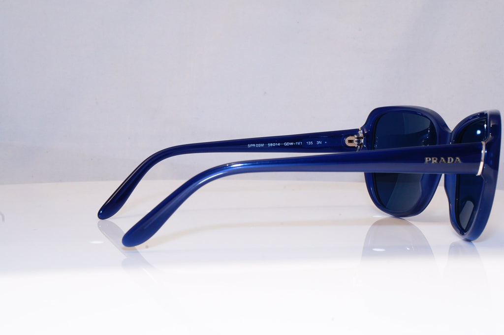 PRADA Womens Designer Sunglasses Blue Butterfly SPR 05M GDW-1V1 18025