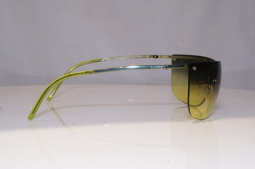 GUCCI Mens Womens Vintage 1990 Designer Sunglasses Green Wrap GG 2652 L4E 20158