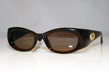 GUCCI Womens Vintage Designer Sunglasses Brown Rectangle GG 2968 AX 5SB 17385