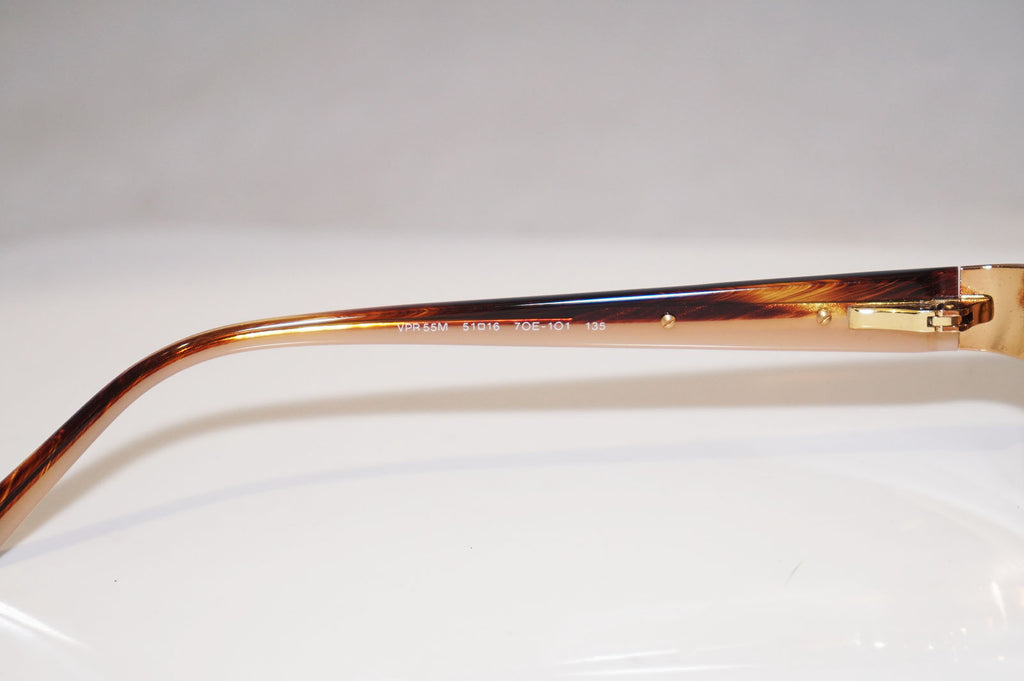 PRADA New Mens Unisex Designer Sunglasses Gold Rectangle VPR 55M 7OE-1O1 11815