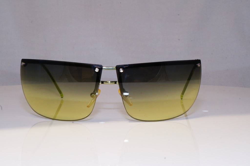 GUCCI Mens Womens Vintage 1990 Designer Sunglasses Green Wrap GG 2652 L4E 20158