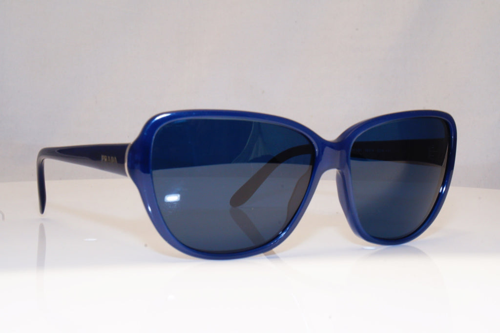PRADA Womens Designer Sunglasses Blue Butterfly SPR 05M GDW-1V1 18025