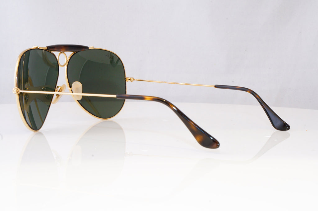 RAY-BAN Mens Designer Sunglasses Gold Pilot SHOOTER RB 3138 181 19268