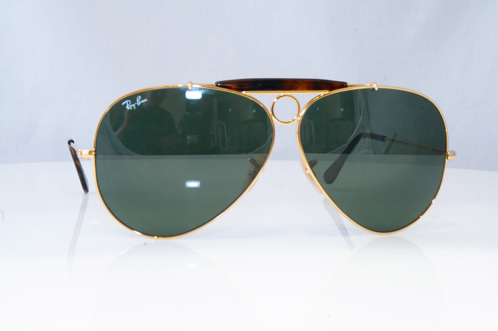 RAY-BAN Mens Designer Sunglasses Gold Pilot SHOOTER RB 3138 181 19268