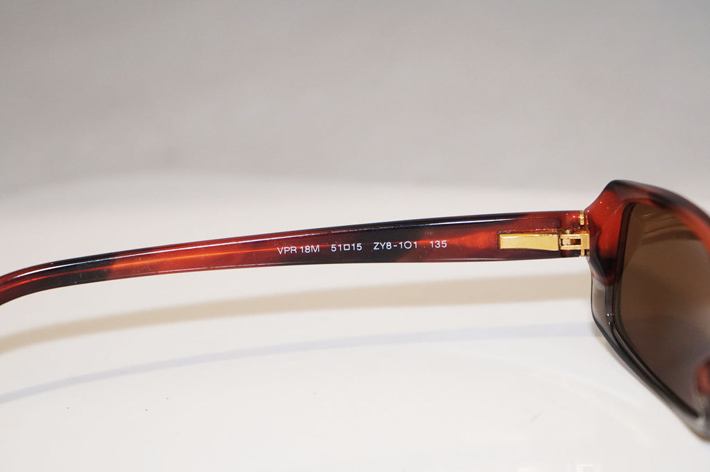 PRADA Womens Designer Sunglasses Brown Rectangle VPR 18M ZY8-1O1 10838