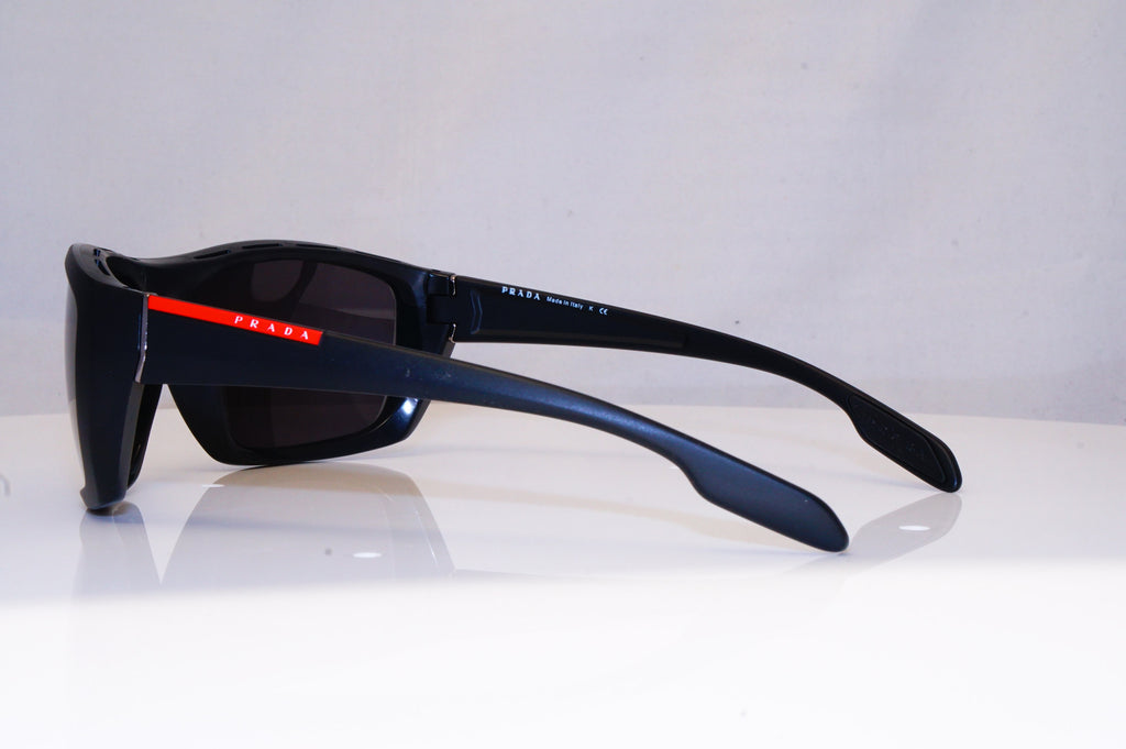 PRADA Mens Designer Sunglasses Black Wrap SPS 010 1BO-301 18059