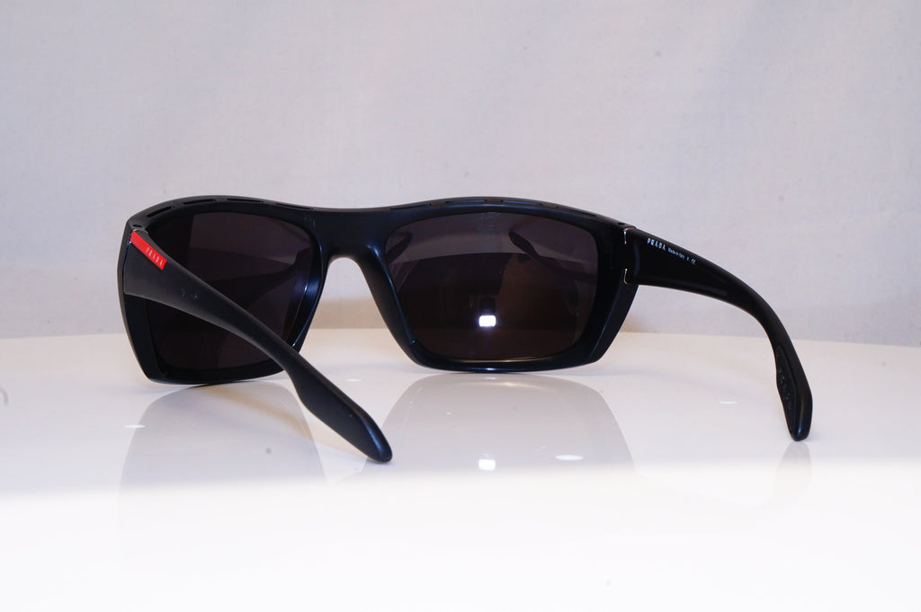 PRADA Mens Designer Sunglasses Black Wrap SPS 010 1BO-301 18059