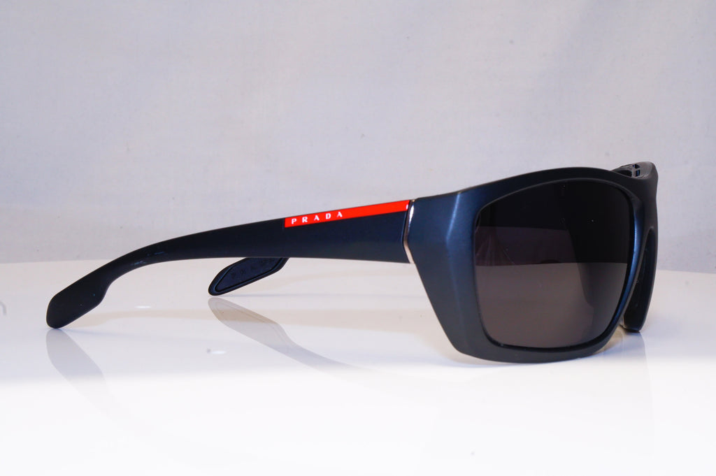 PRADA Mens Designer Sunglasses Black Wrap SPS 010 1BO-301 18059