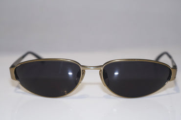 EMPORIO ARMANI 1990 Vintage Mens Designer Sunglasses Gold Wrap 128 1197 11692