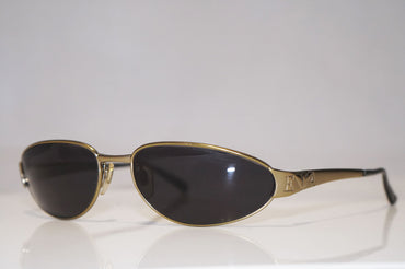 EMPORIO ARMANI 1990 Vintage Mens Designer Sunglasses Gold Wrap 128 1197 11692