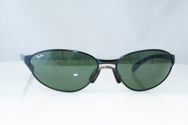 RAY-BAN Mens Vintage Designer Sunglasses Black Wrap RB 3102 W3062 19271