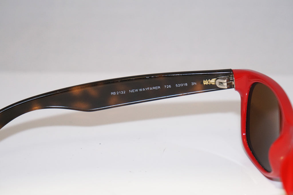 RAY-BAN Mens Unisex Designer Sunglasses Red New Wayfarer RB 2132 726 14473