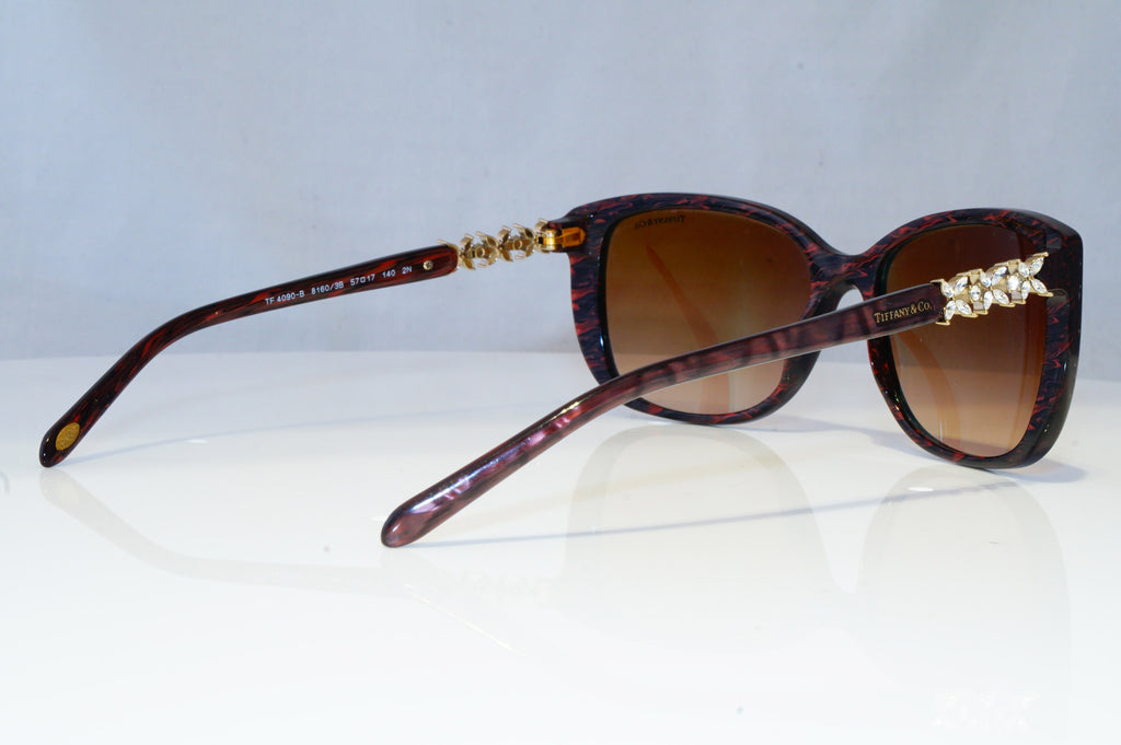 TIFFANY Womens Diamante Designer Sunglasses Butterfly TF 4090 8160/3B 19281