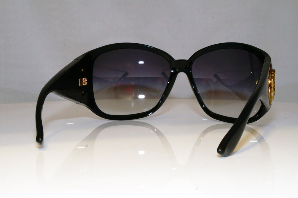 GUCCI Womens Oversized Designer Sunglasses Black Wrap GG 3027 D287V 17374