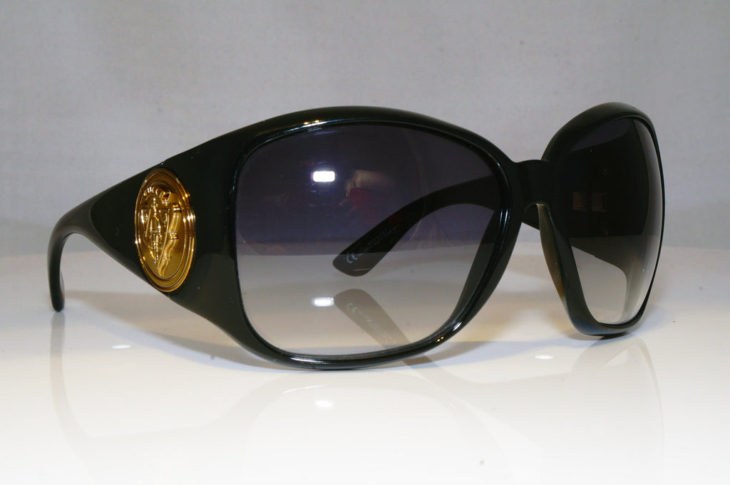 GUCCI Womens Oversized Designer Sunglasses Black Wrap GG 3027 D287V 17374