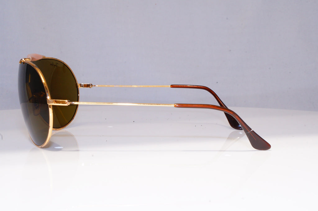 RAY-BAN Mens Designer Sunglasses Gold Shield WINGS III 3 RB 3184 001/73 20147