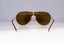 RAY-BAN Mens Designer Sunglasses Gold Shield WINGS III 3 RB 3184 001/73 20147