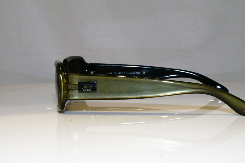 GUCCI Mens Vintage Designer Sunglasses Olive Rectangle GG 1176 4YB 17383