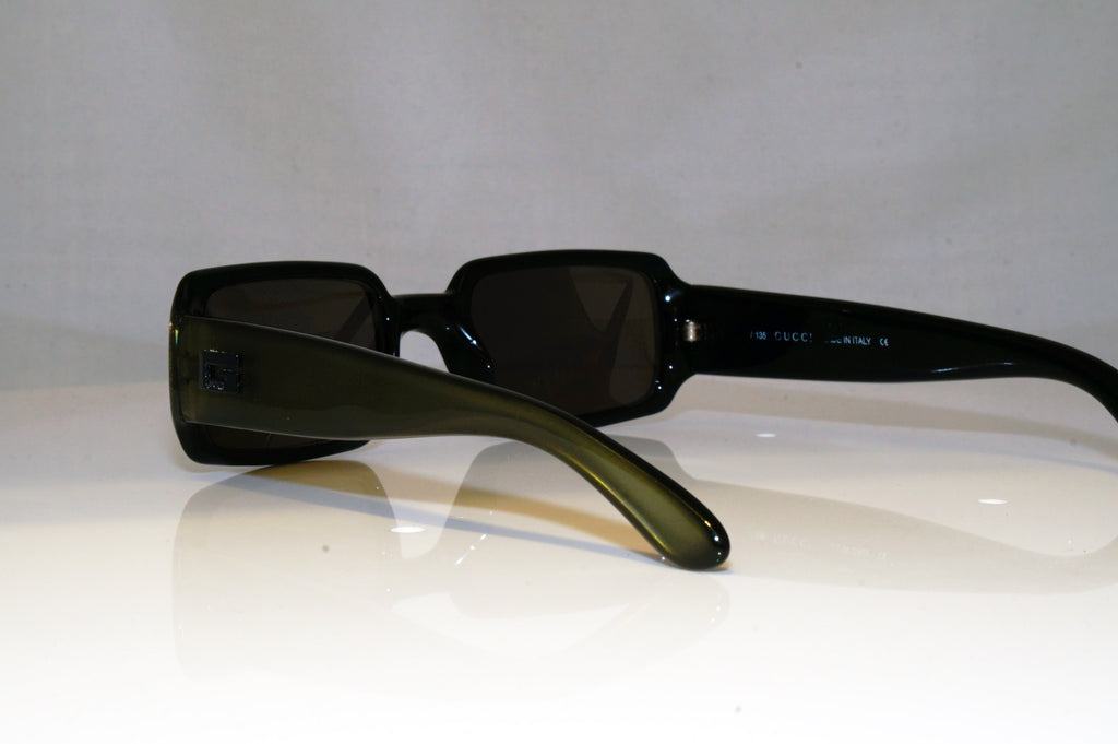 GUCCI Mens Vintage Designer Sunglasses Olive Rectangle GG 1176 4YB 17383