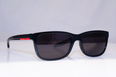 PRADA Mens Designer Sunglasses Black Rectangle VPS 02G UB7-101 17957