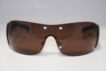 PRADA Mens Designer Sunglasses Brown Shield SPS 07H 7Y2-8C1 15776