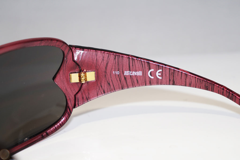 JUST CAVALLI Womens Designer Sunglasses Red Oversized JC084S COL 549 15786