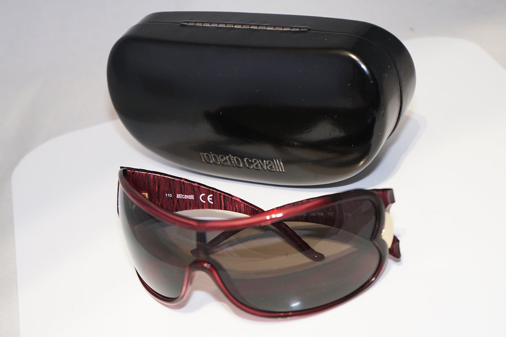 JUST CAVALLI Womens Designer Sunglasses Red Oversized JC084S COL 549 15786