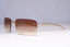 GUCCI Mens Womens Vintage 1990 Designer Sunglasses Gold Square GG 1780 577 20152