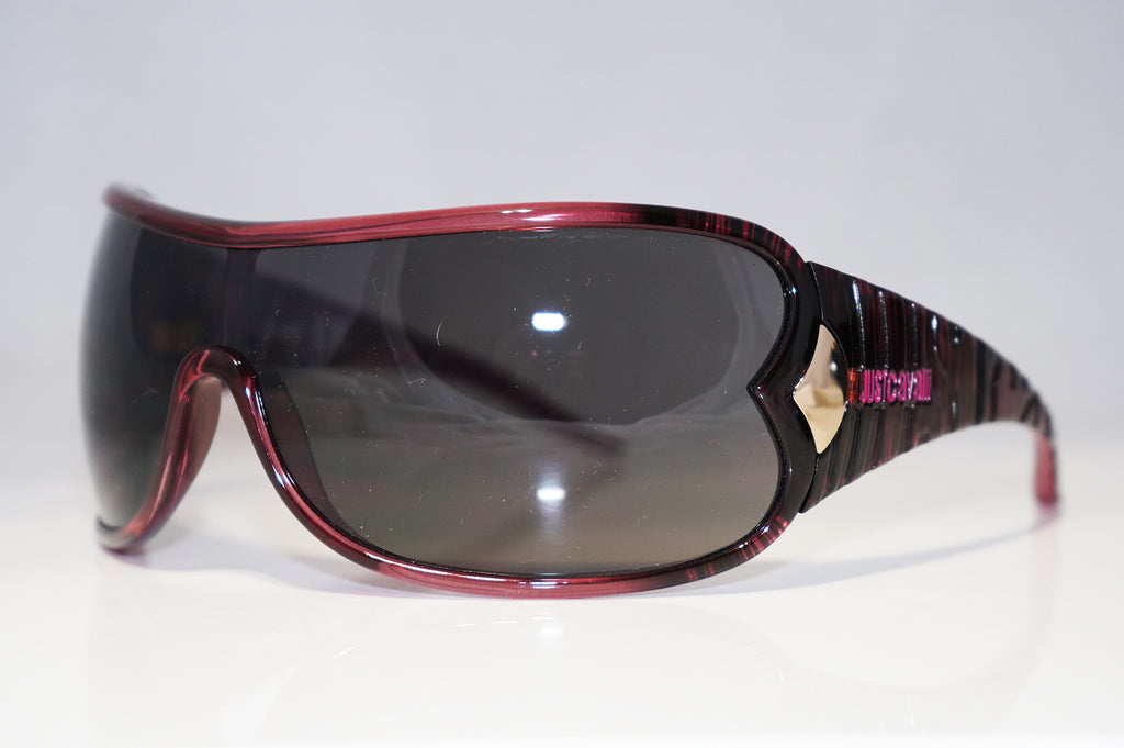 JUST CAVALLI Womens Designer Sunglasses Red Oversized JC084S COL 549 15786