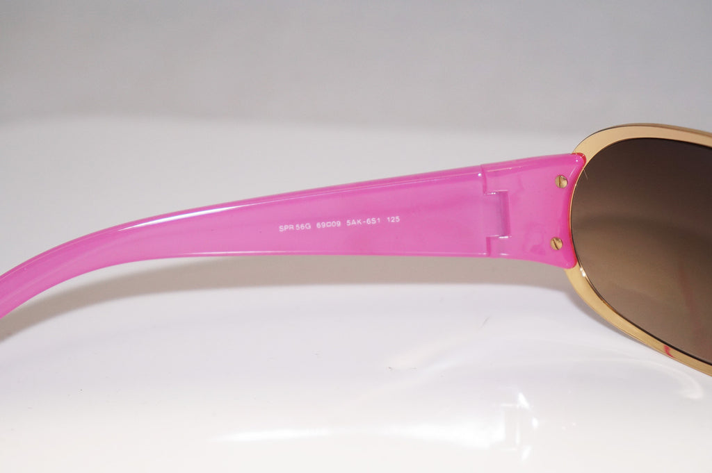 PRADA Womens Designer Sunglasses Pink Rectangle SPR 56G 5AK-6S1 14479