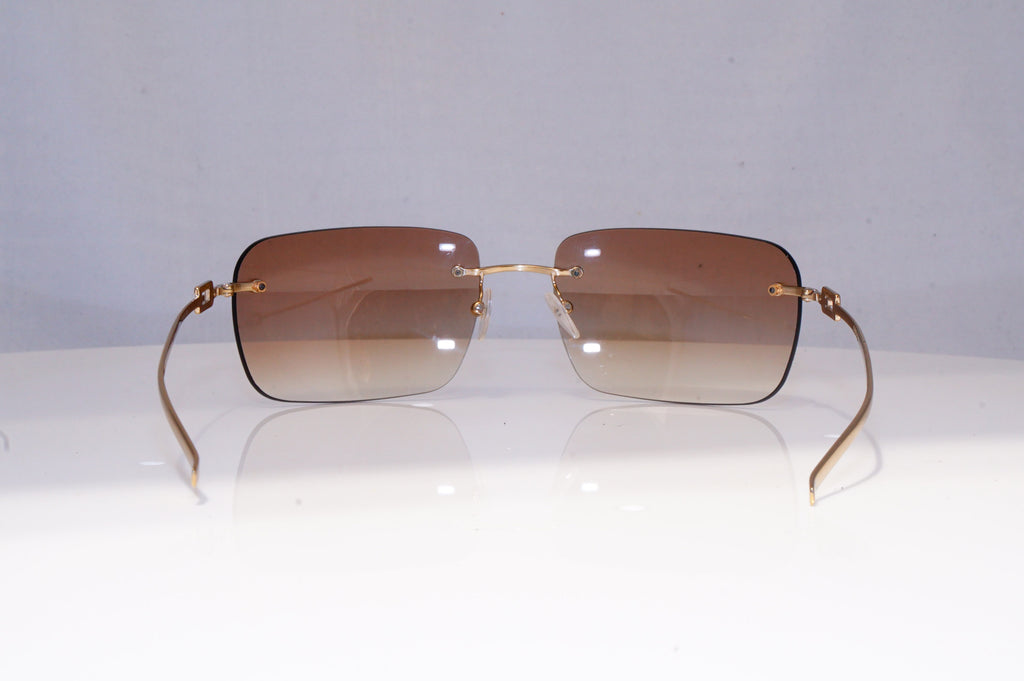 GUCCI Mens Womens Vintage 1990 Designer Sunglasses Gold Square GG 1780 577 20152