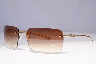 GUCCI Mens Womens Vintage 1990 Designer Sunglasses Gold Square GG 1780 577 20152