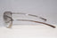 GUCCI 1990 Vintage Mens Designer Sunglasses Silver Wrap GG 1691 6LBNN 14474