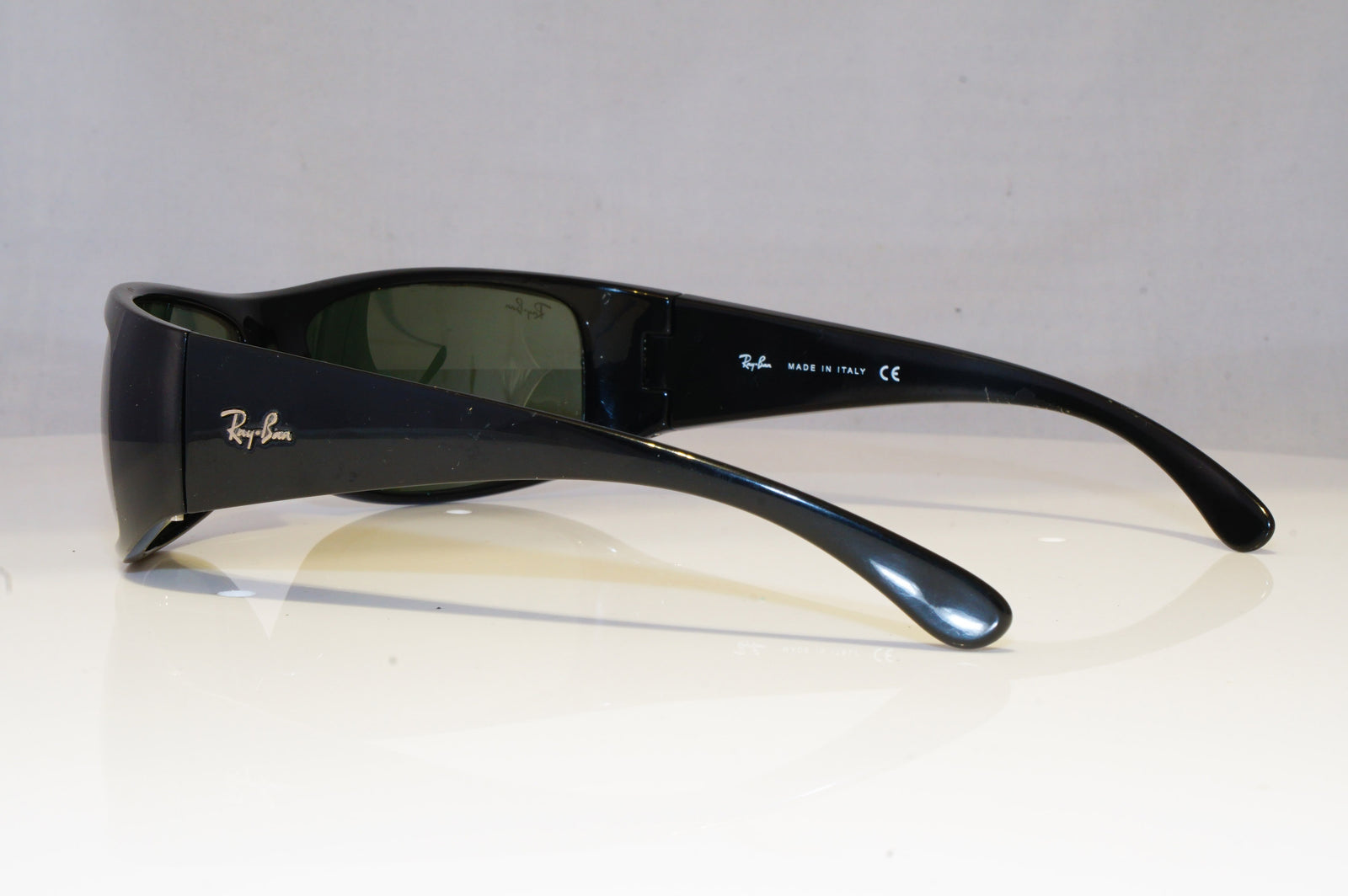 RAY BAN Mens Designer Sunglasses Black Wrap RB 4108 601 18984