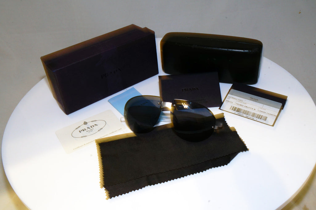 PRADA Mens Boxed Vintage Designer Sunglasses Clear Wrap SPR 72A 2AC-1A1 17377