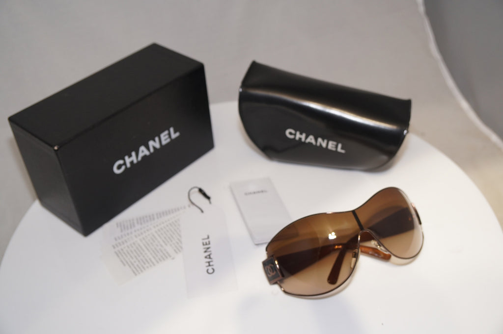 CHANEL Womens Boxed Oversized Designer Sunglasses Shield SKI 4114 296/13 20141
