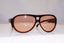 EMPORIO ARMANI Mens Designer Sunglasses Brown Aviator EA 9301 FXB62 17108