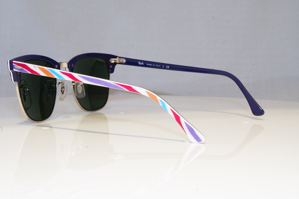 RAY-BAN Mens Designer Sunglasses White Clubmaster RB 3016 1014 18965