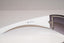 GUCCI 1990 Vintage Mens Designer Sunglasses White Shield GG 1824 BLYO0 14487