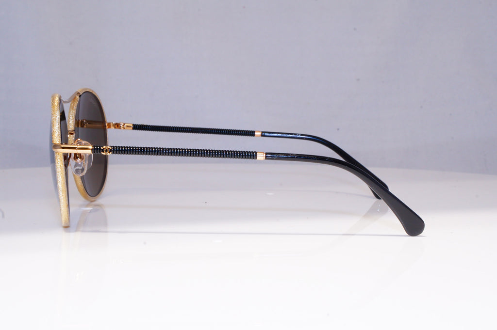 CHANEL Womens Mirror Boxed Designer Sunglasses Gold GLITTER 4228 125/5A 20131