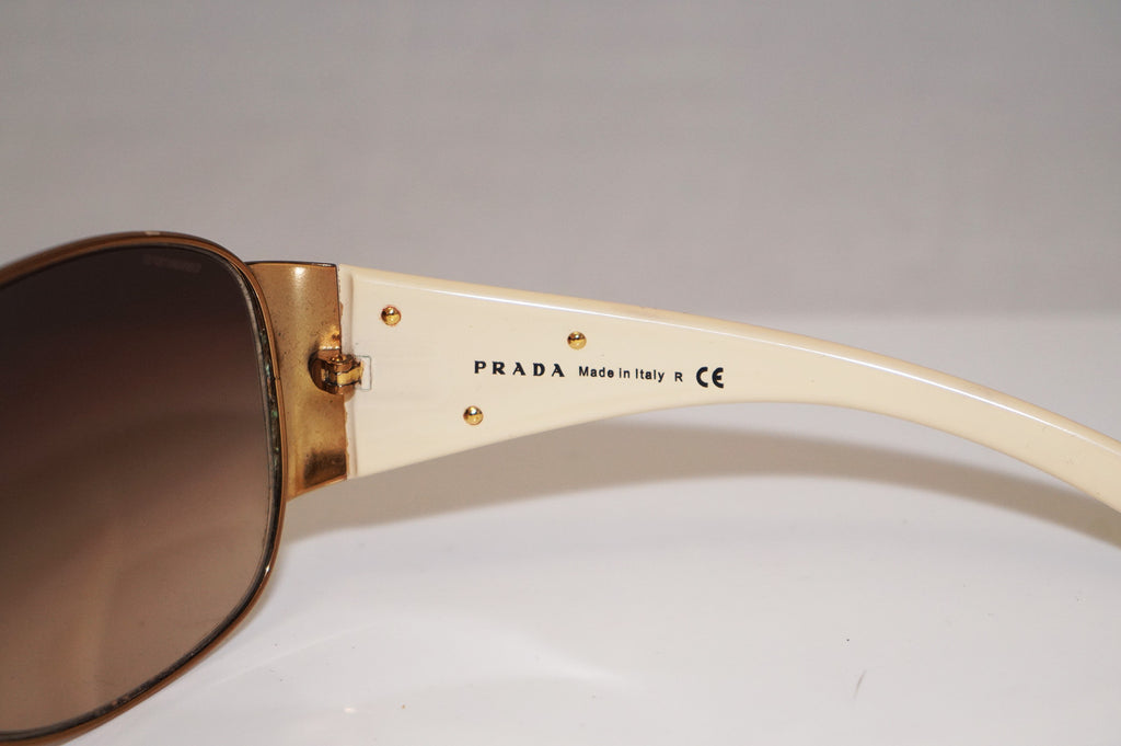 PRADA Boxed Mens Designer Sunglasses White Shield SPR 57L ZVA-6S1 14472