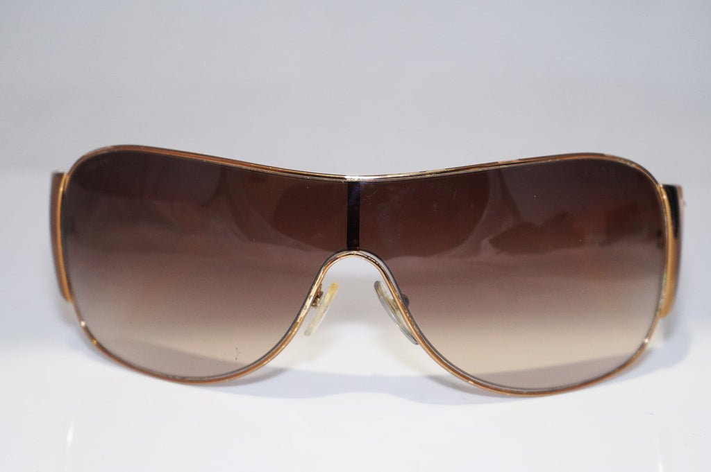 PRADA Boxed Mens Designer Sunglasses White Shield SPR 57L ZVA-6S1 14472