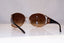 VERSACE Womens Designer Sunglasses Gold Oval 2097 1052/13 17486