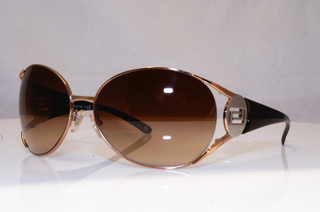 VERSACE Womens Designer Sunglasses Gold Oval 2097 1052/13 17486